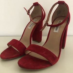 Steven Madden Carrson - Red Suede